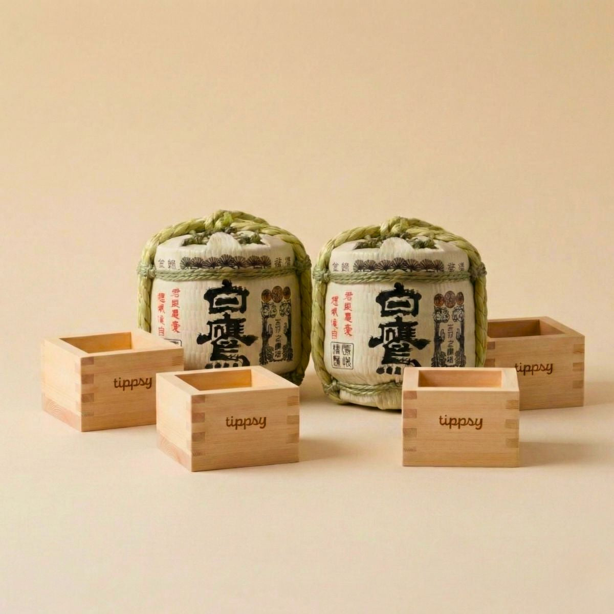 Sake Mini-Barrel Party Set