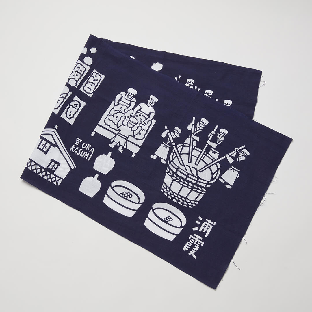 “Saura” Tenugui, Sakezukuri