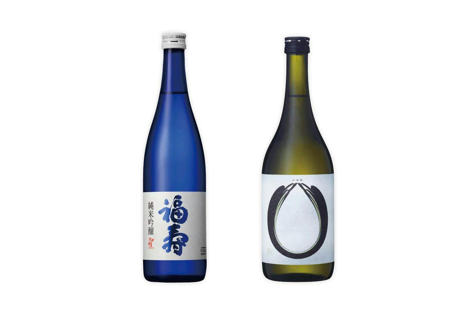 Bottles of Fukuju blue