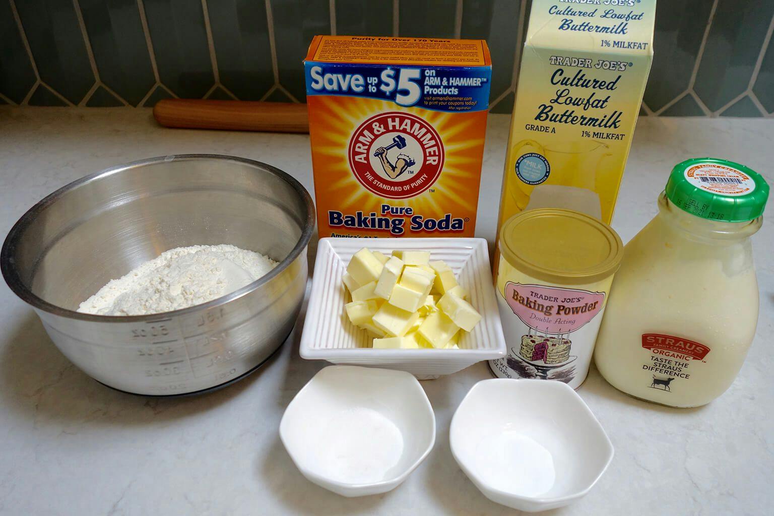 Buttermilk biscuits ingredients