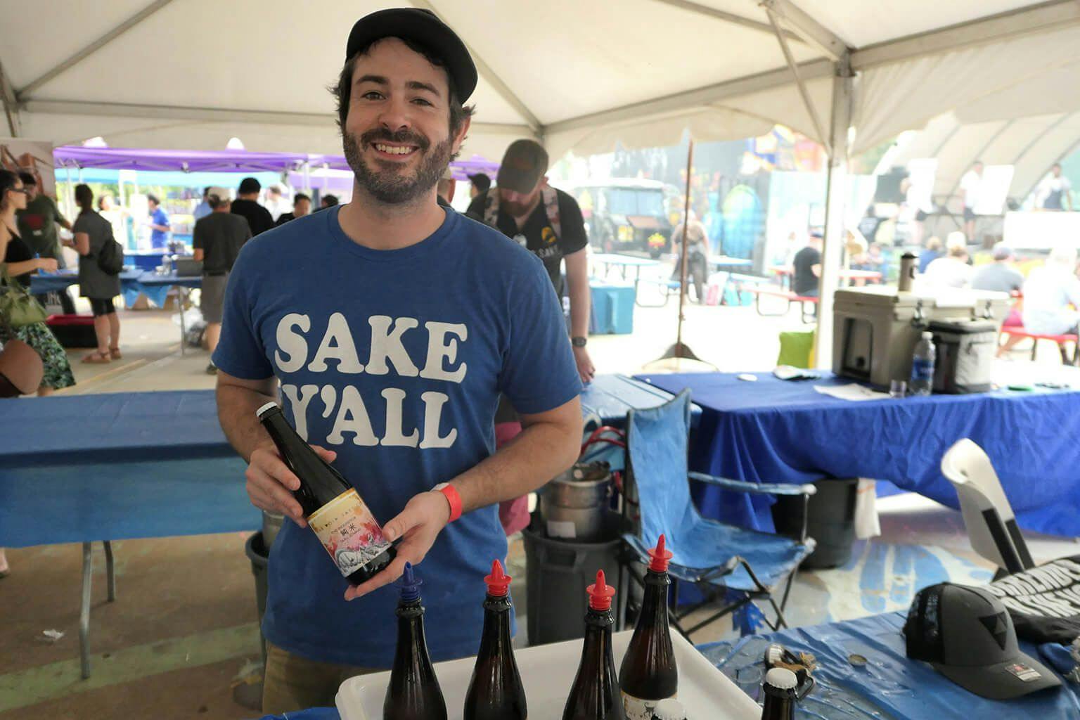 Brandon Floan, co-founder and brewer of The Void Sake Co