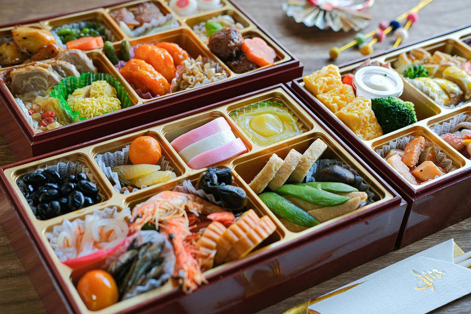 Boxes of osechi