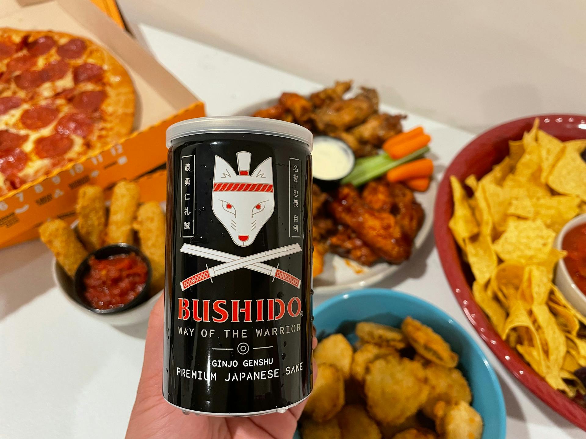 Bushido “Way of the Warrior” is served at the evening’s pre-game activities.