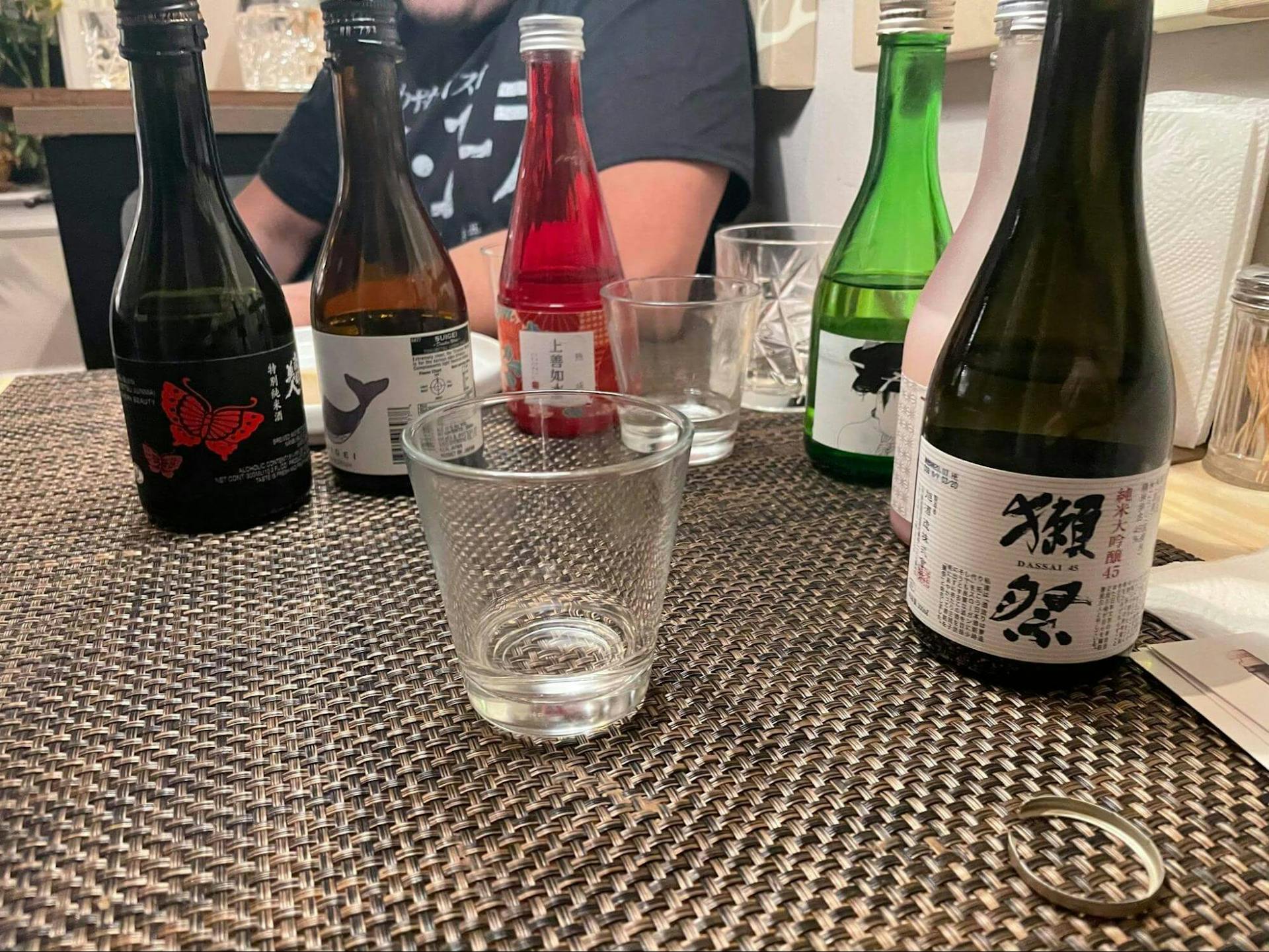 Sake and sake glass