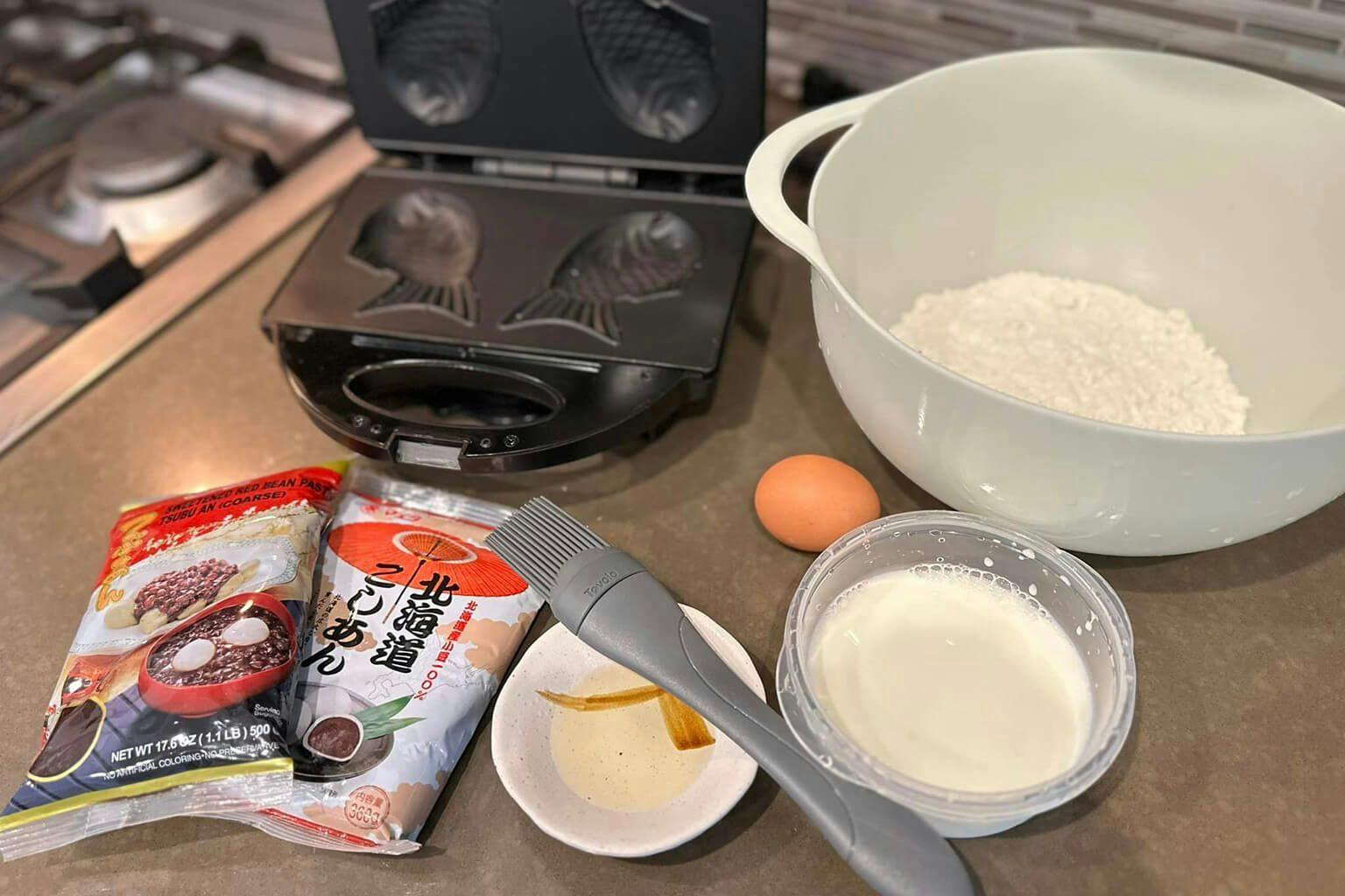 Taiyaki flour ingredients