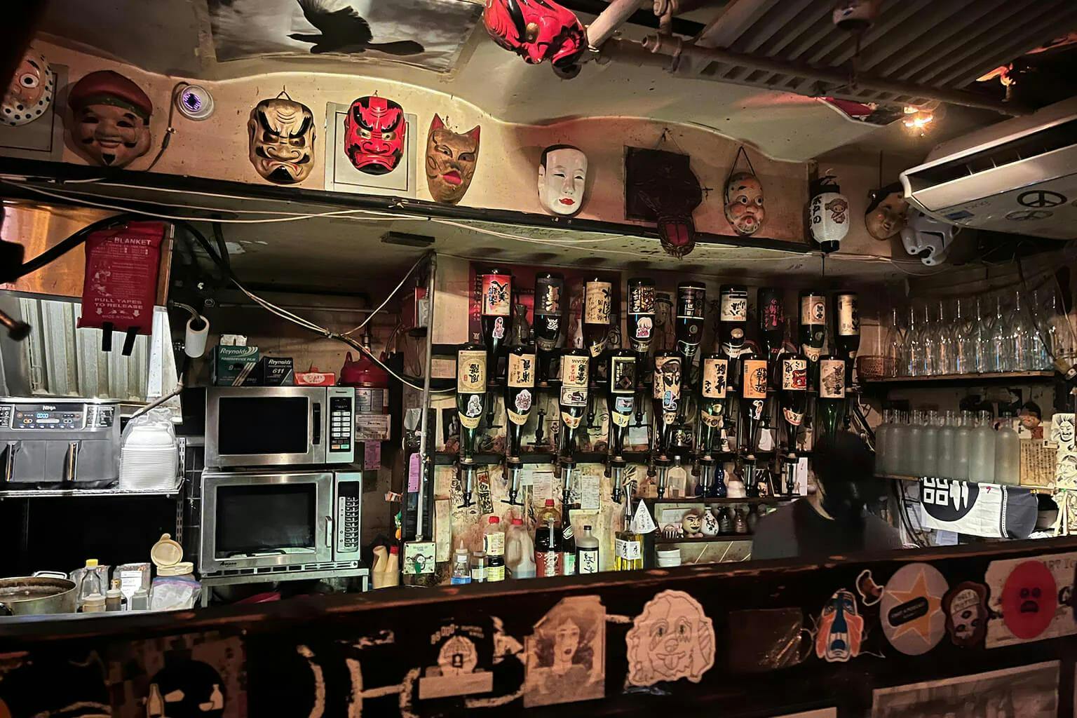 Sake Bar Decibel entryway. | Photo by Taylor Markarian.
