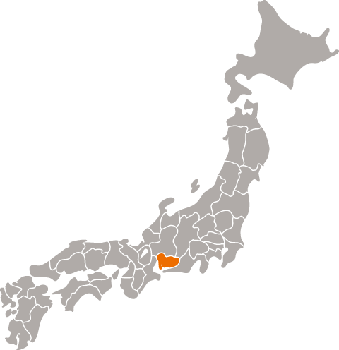 Chubu region map
