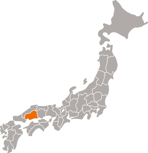 Chugoku region map