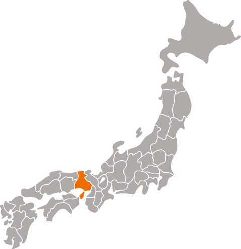 Kinki region map