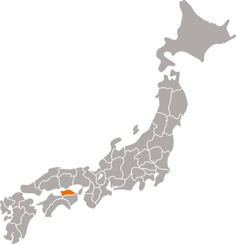 Shikoku region map