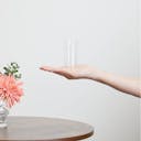 “Aderia” Craft Sake Glass Refresh, on a hand