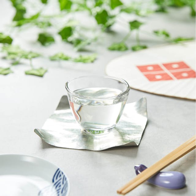 “Aderia” Tebineri Ginjo Glass, on a table