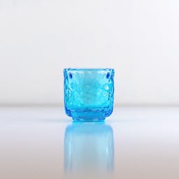 Glass Guinomi Blue