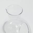 Pocket Glass Carafe, upward angled close view