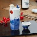 “Sakura Fujisan” Soundable Sake Set, on a table