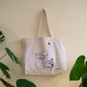 “Team Chill” Tote Bag on the wall